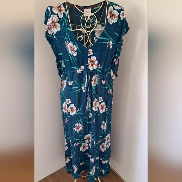 chinese dress ladies Knox Rose Women's Long Sleeve Button-Front Dress